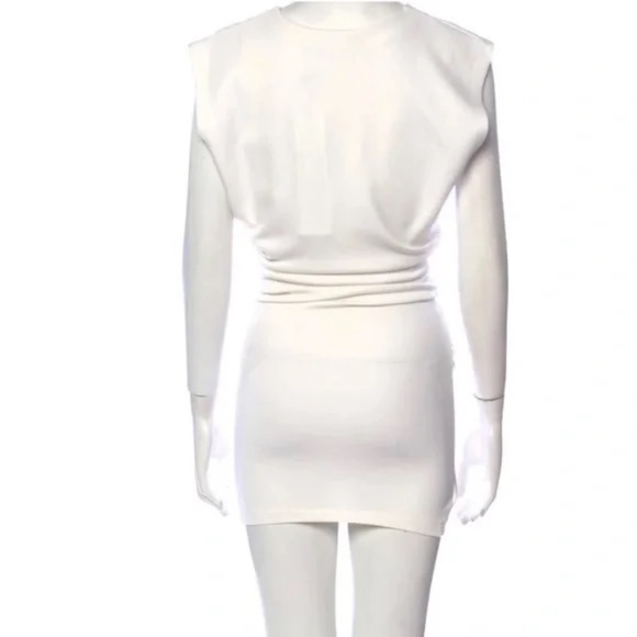 IRO Pearls white mini dress NWT SZ L - Picture 2 of 11